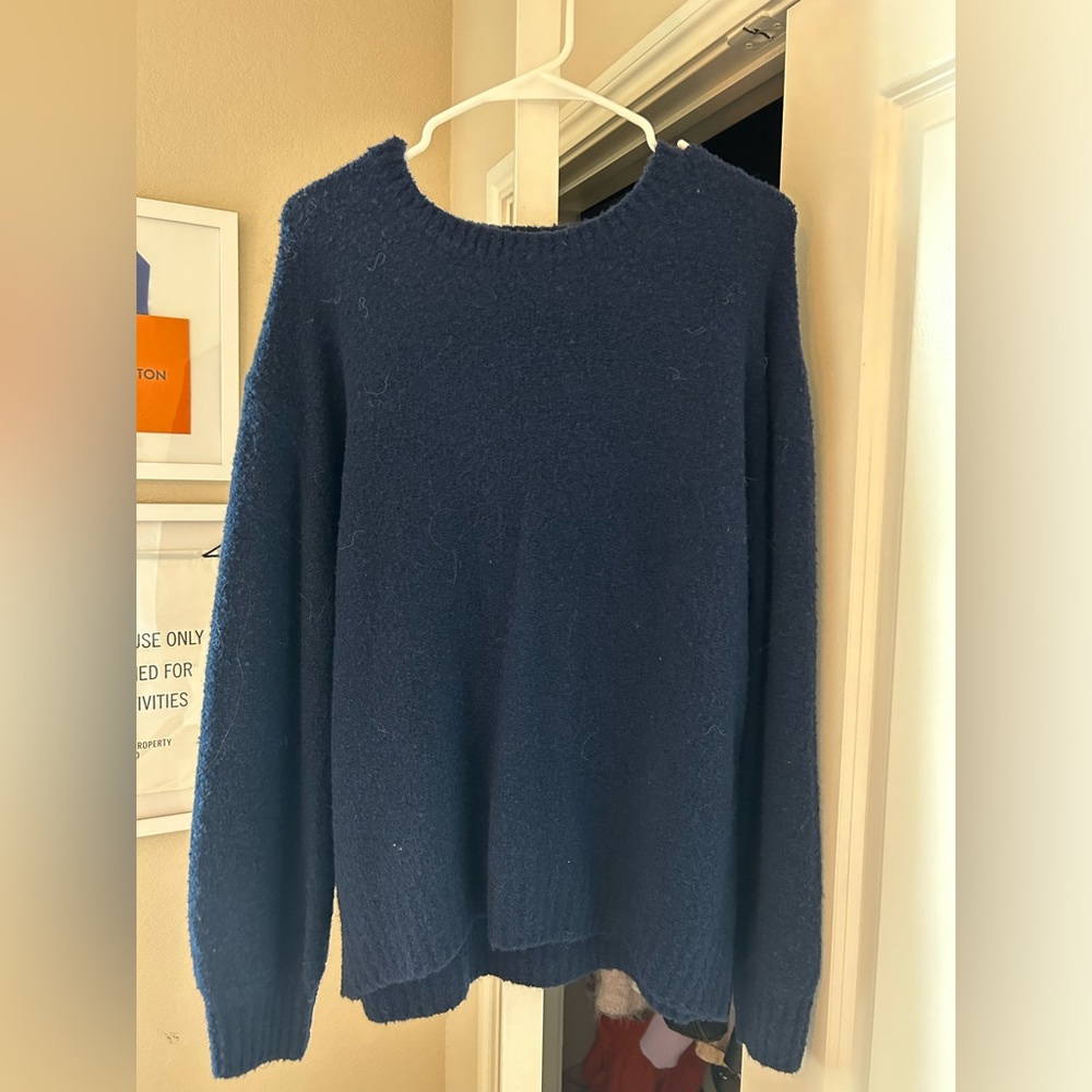 Amuse Society Navy Sweater